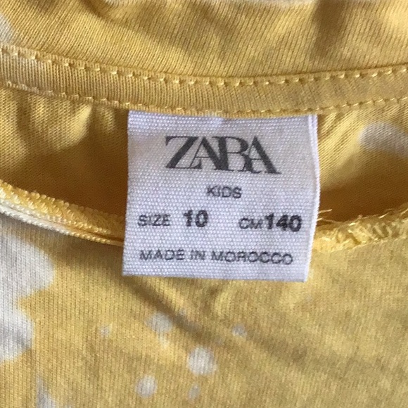 Yellow tee, Zara - Picture 2 of 2